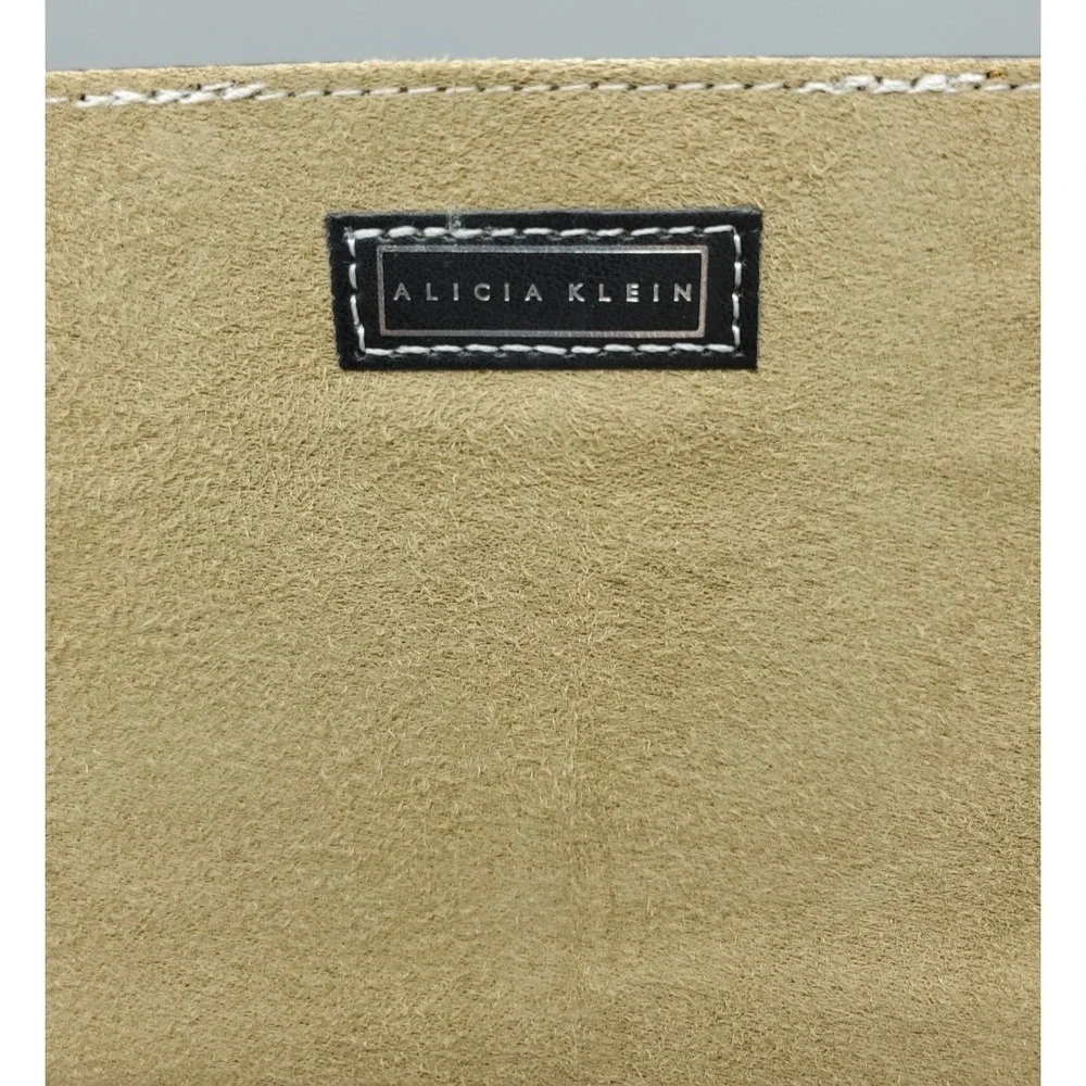 Alicia Klein Executive Mousepad Black Faux Leather Embossed AMD Vision Logo‎ AK1